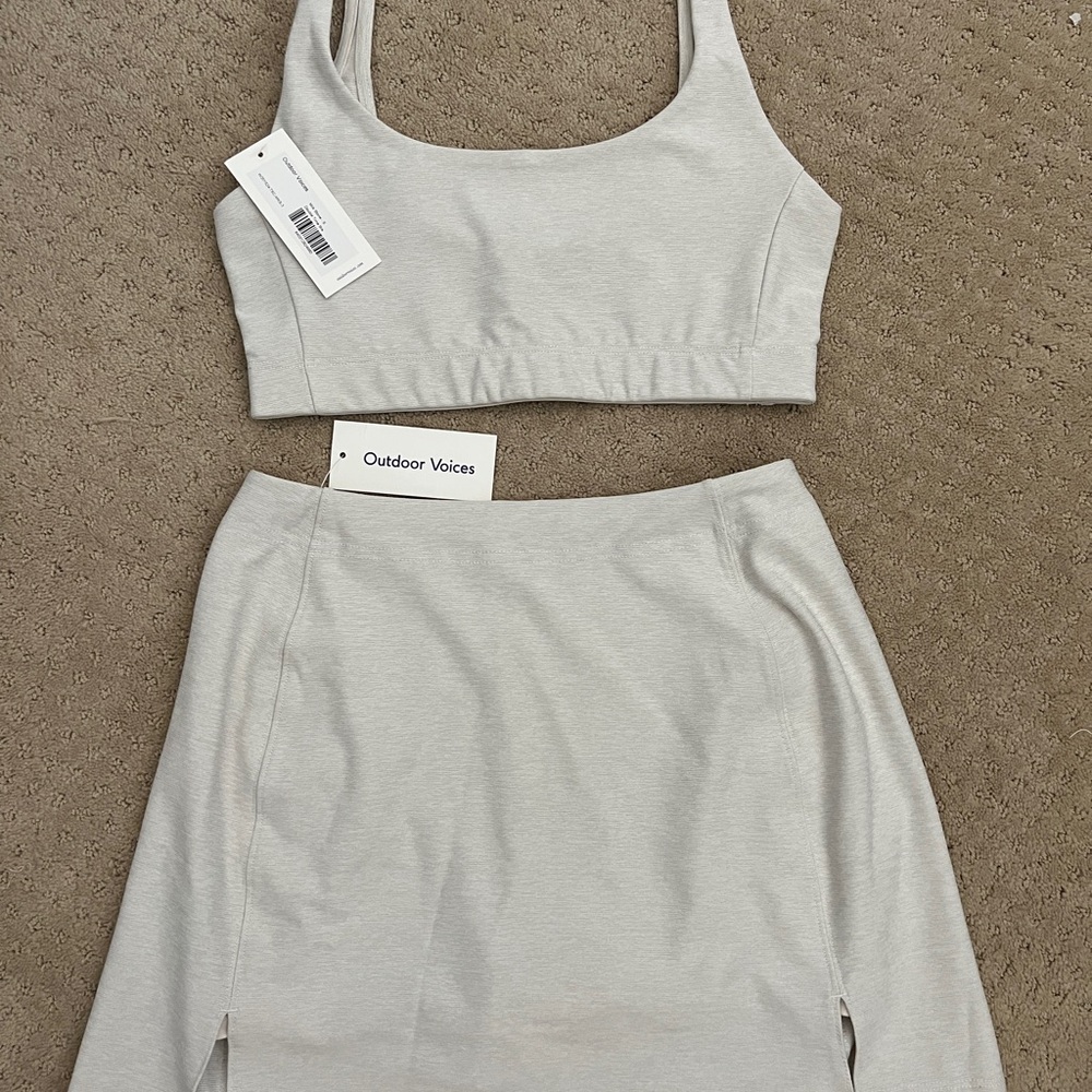 Outdoor Voices Gray Women's Set